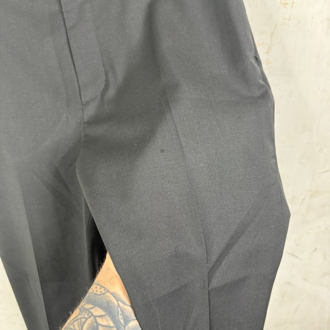 Dior Striped Waist Black Trousers