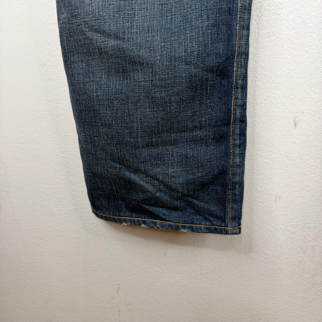 RRL Dark Wash Straight Leg Jeans