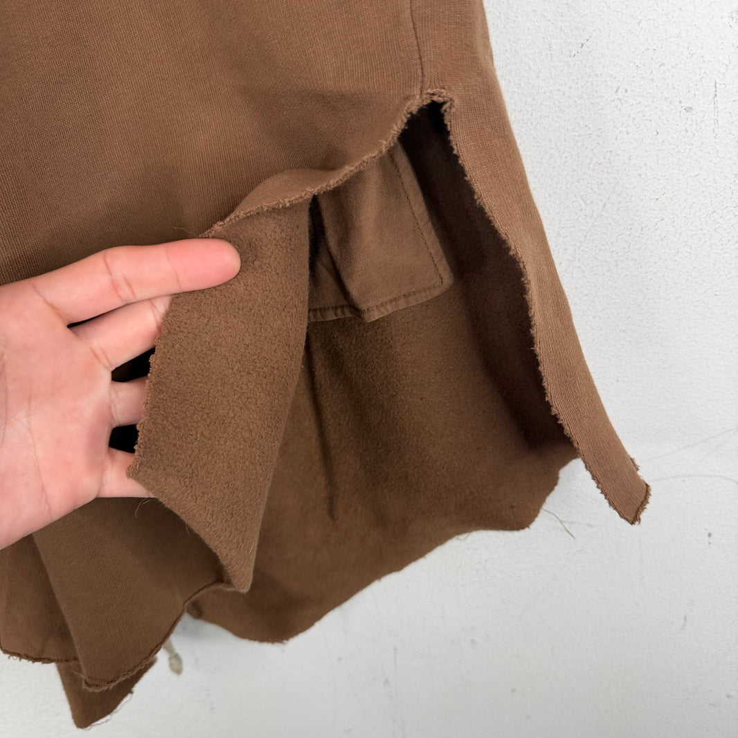 DRKSHDW Khaki Brown Felpa Long Boxer Shorts