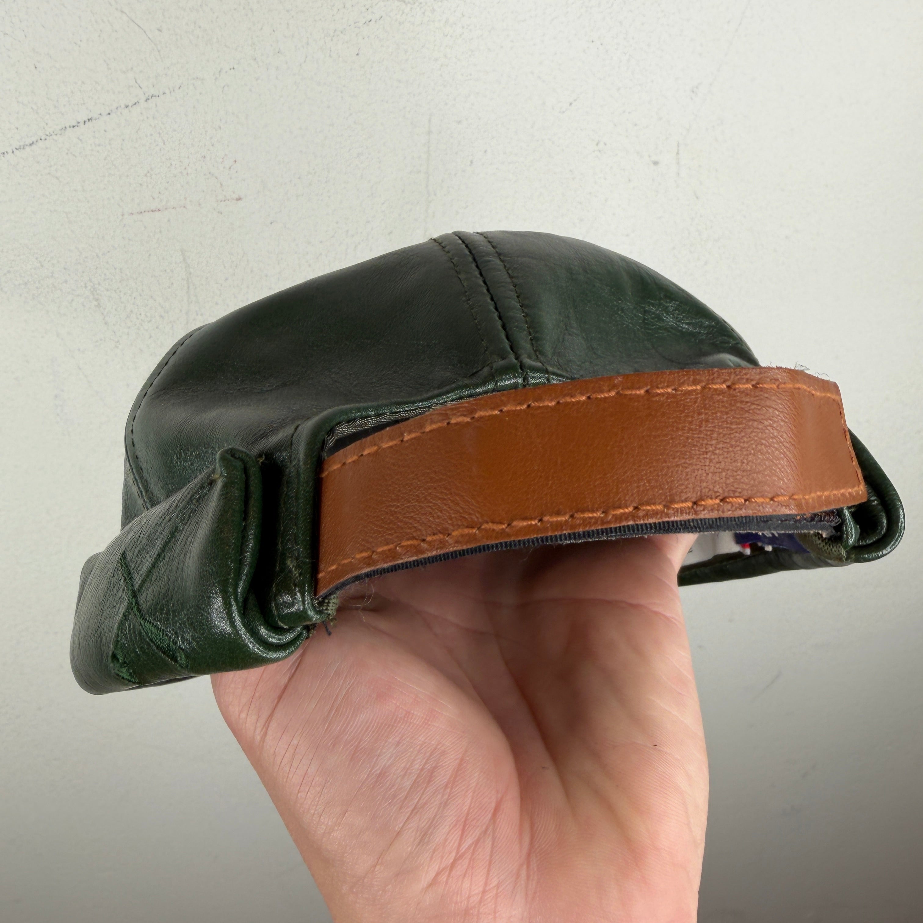 Junya Watanabe Beton Cire Leather Miki Cap – www.Lukes.store