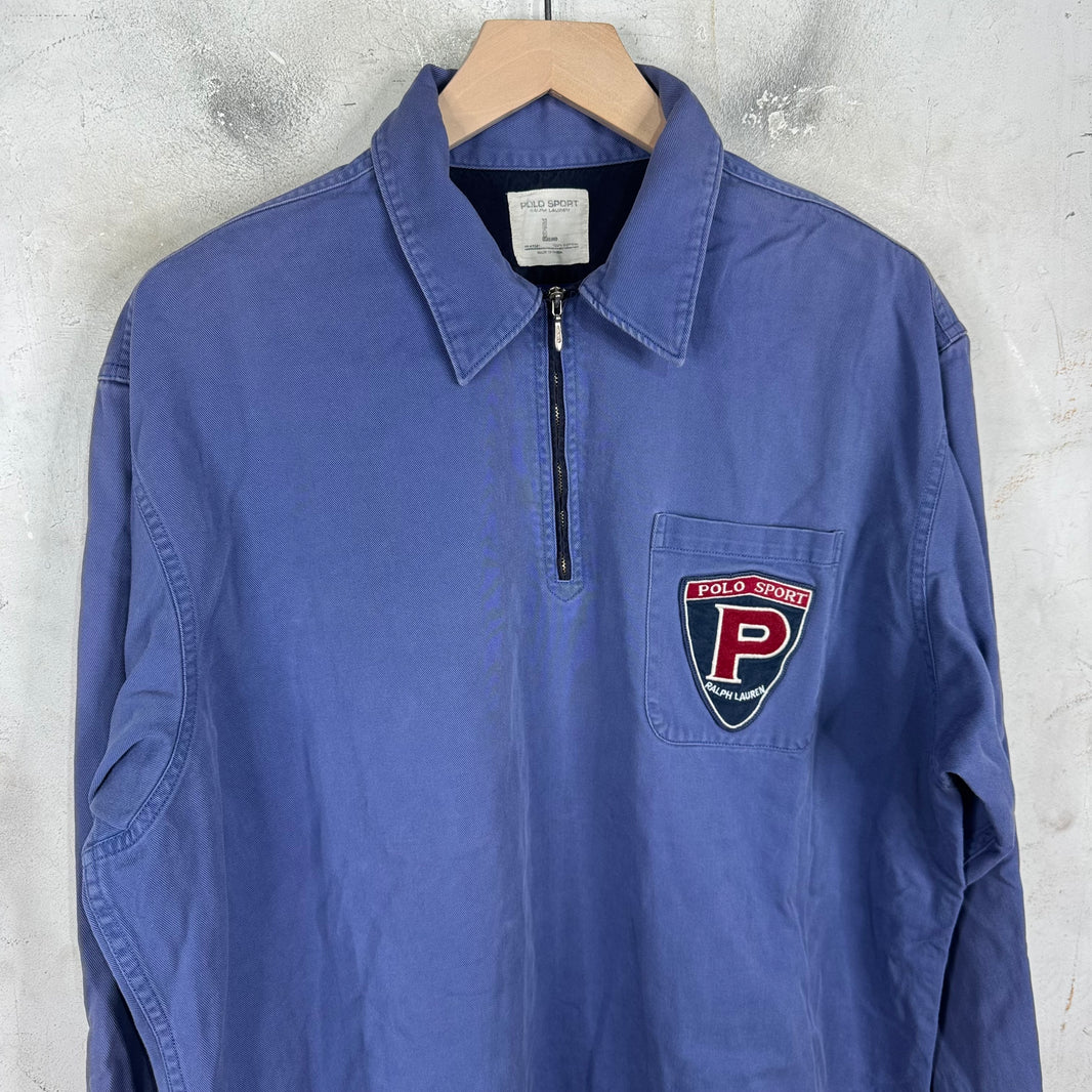 Ralph Lauren Sport Patch Q-Zip Shirt