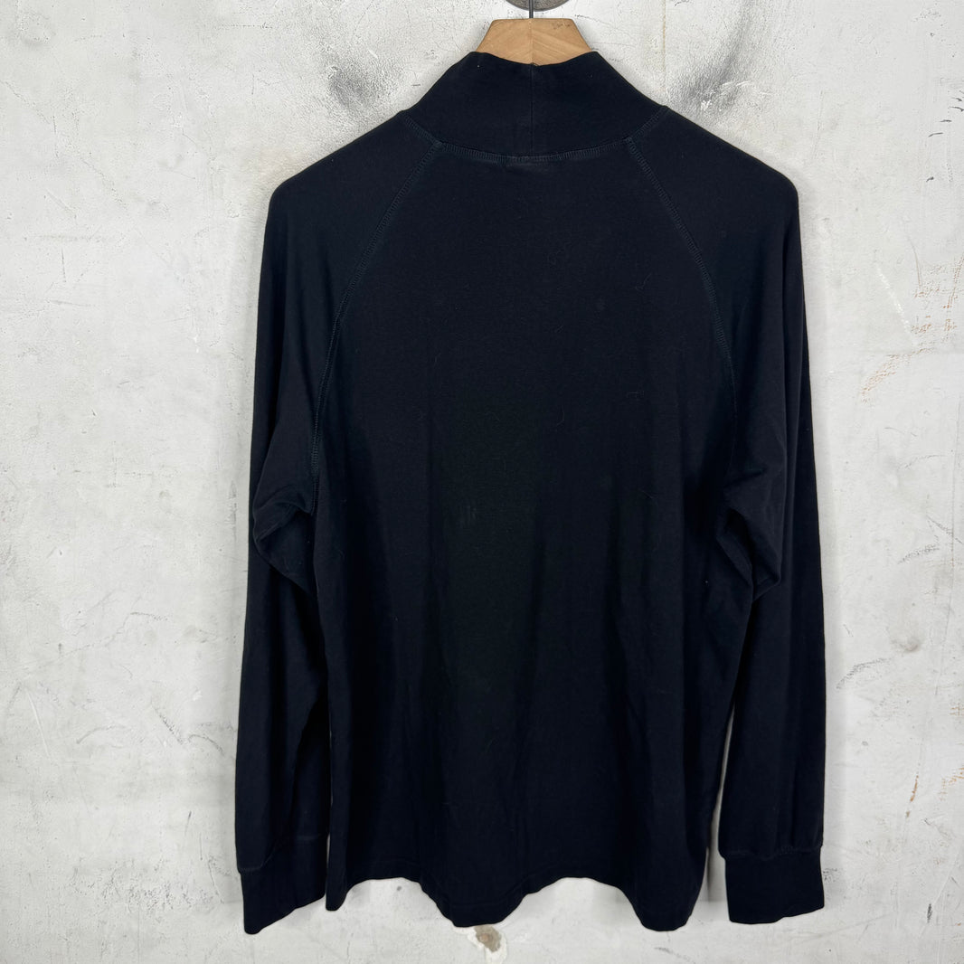 Vetememes Cut Here Mock-neck Shirt