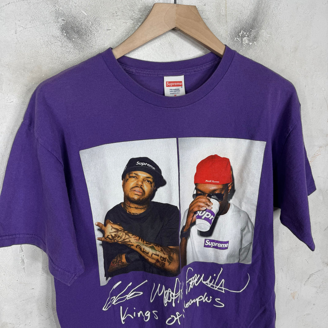 Supreme Three Six Mafia Purple T-Shirt