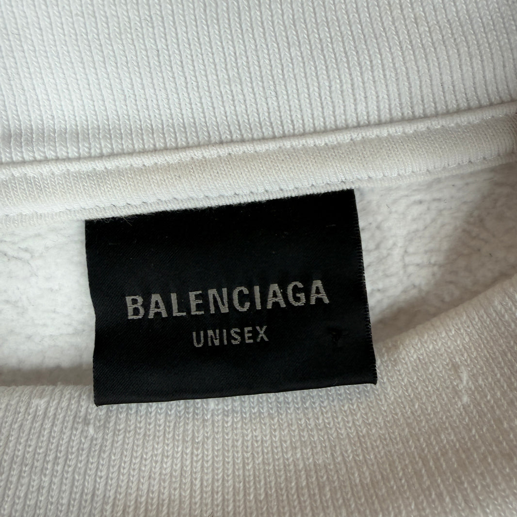 Balenciaga Drawn Logo Sample Crewneck