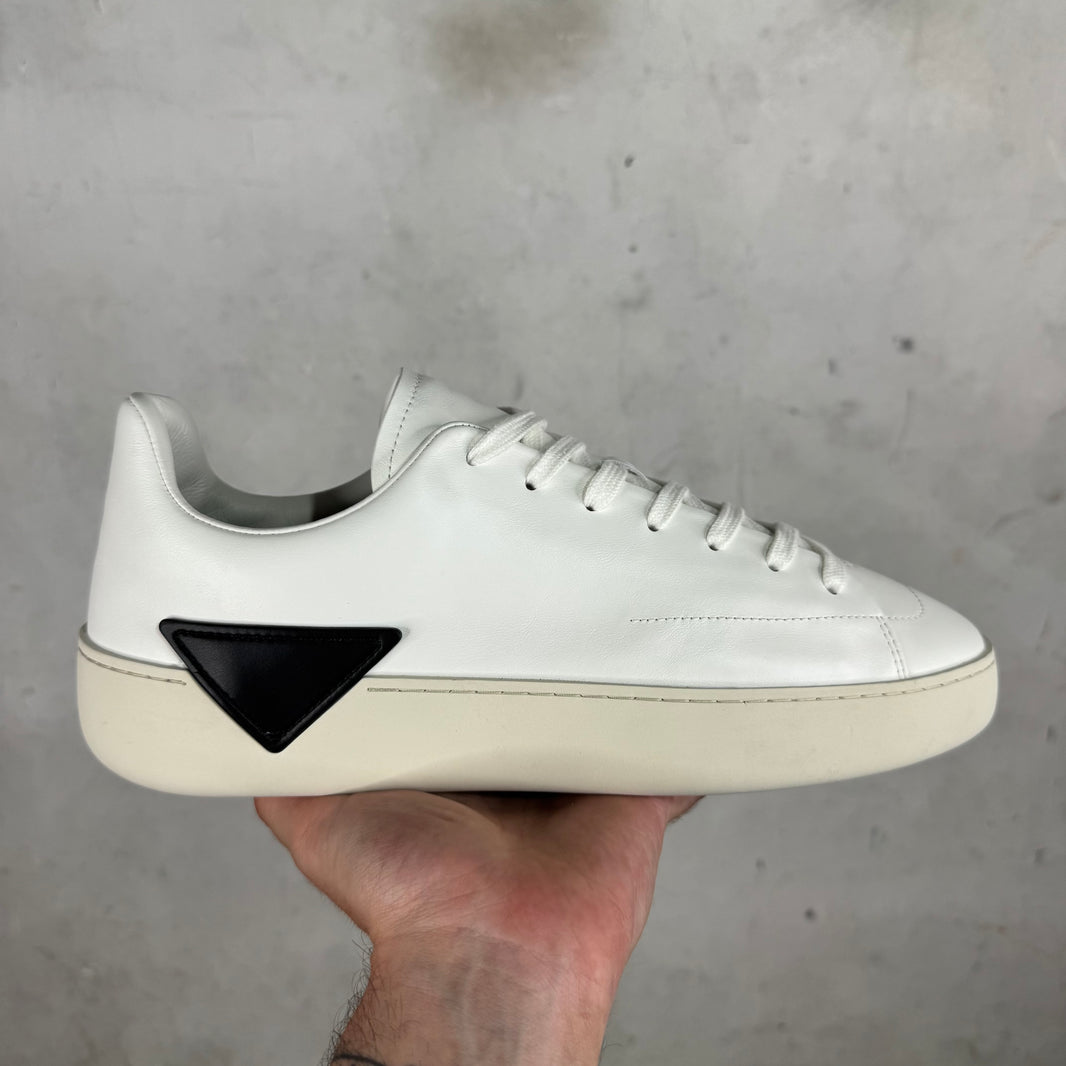 Prada White Court Sneakers
