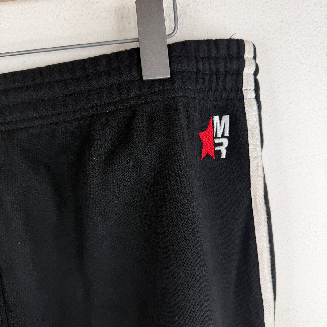 Martine Rose Black Side Stripe Baggy Sweatpants