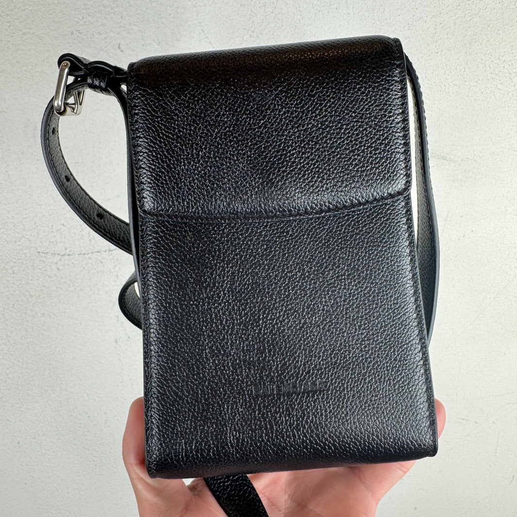 Balenciaga Mini Leather Side Pouch Bag