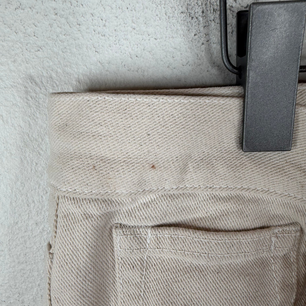 424 White Loose Fit 5 Pocket Straight Jeans