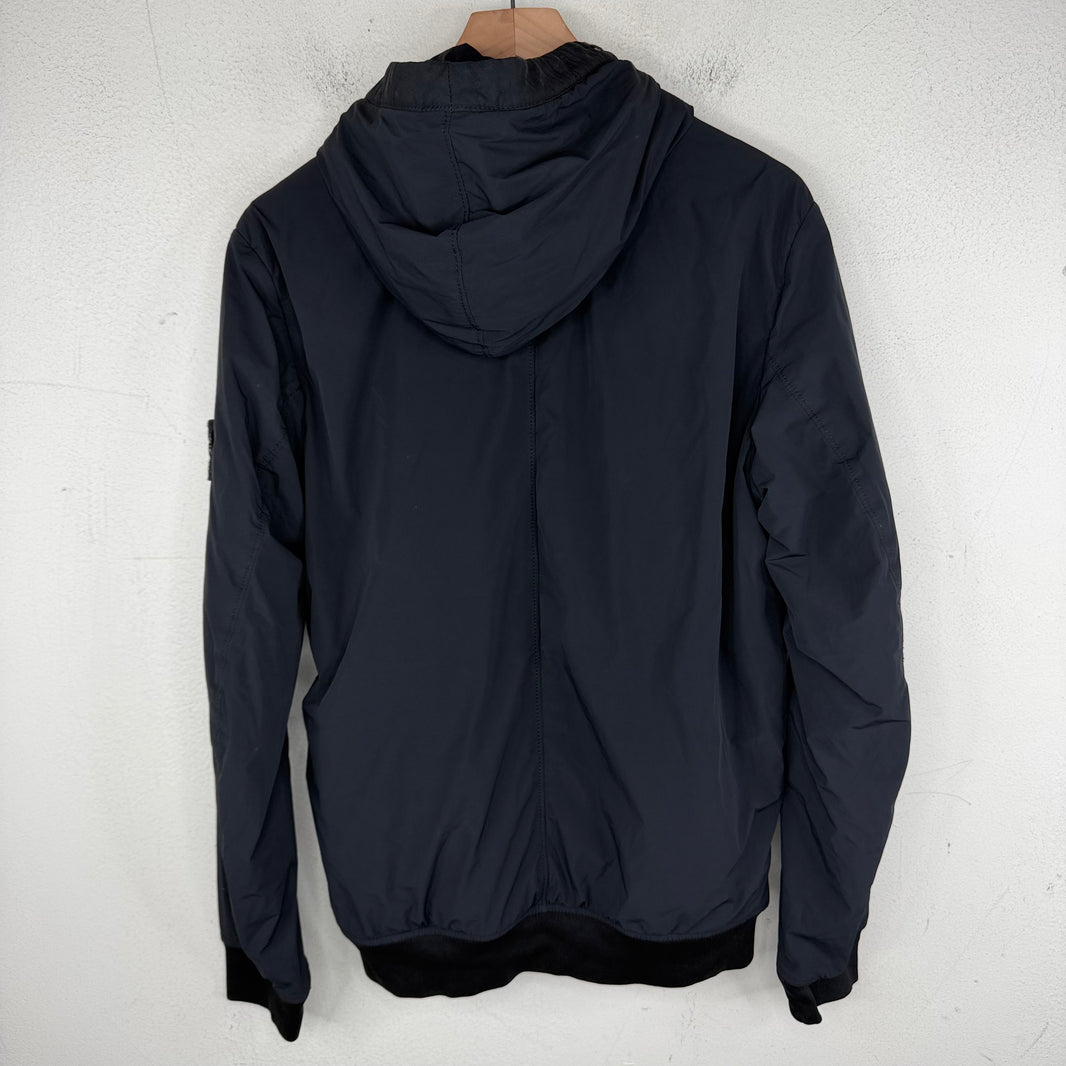 Stone Island Black Hooded Puffer Jacket