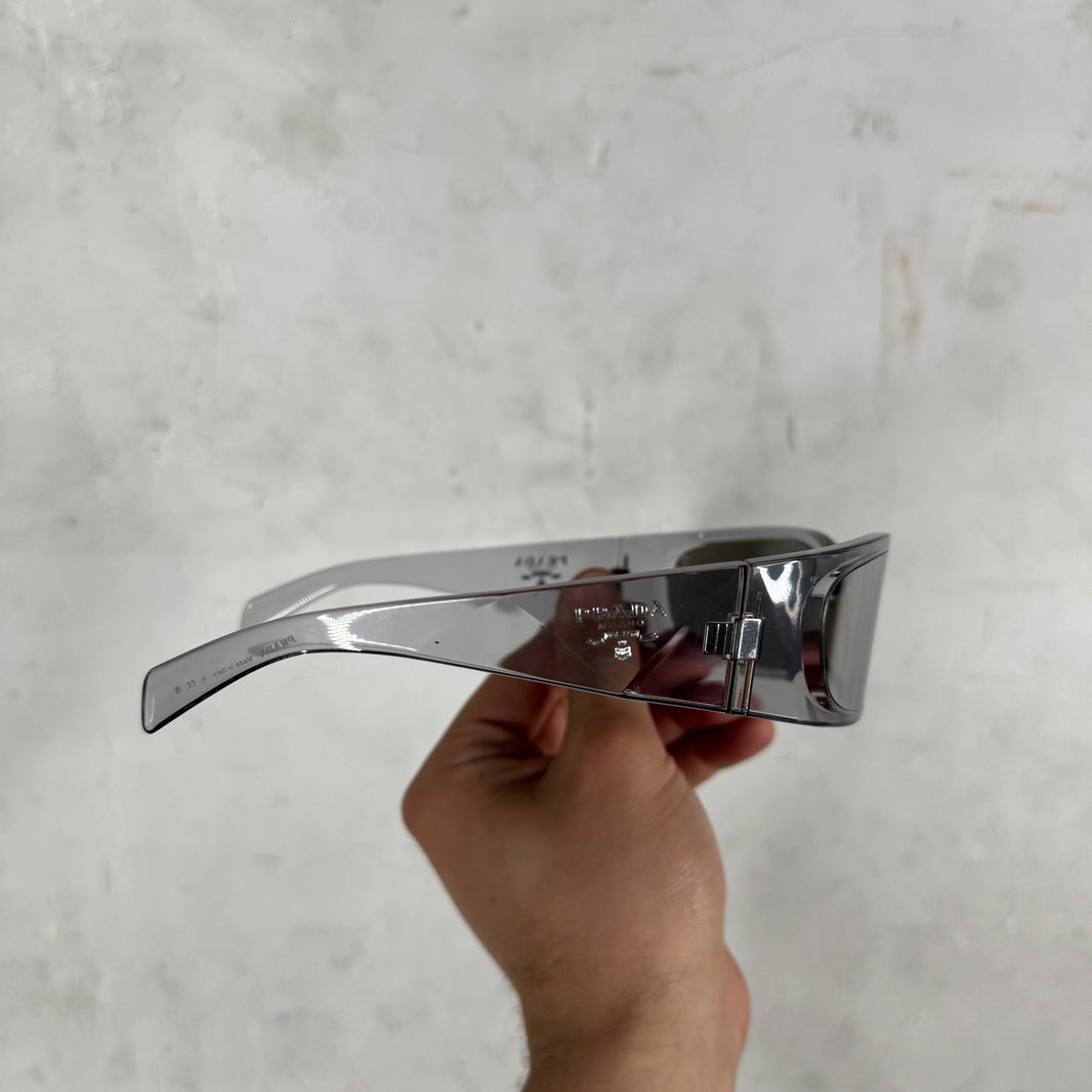 Prada SPRA19 Clear Reflective Sunglasses