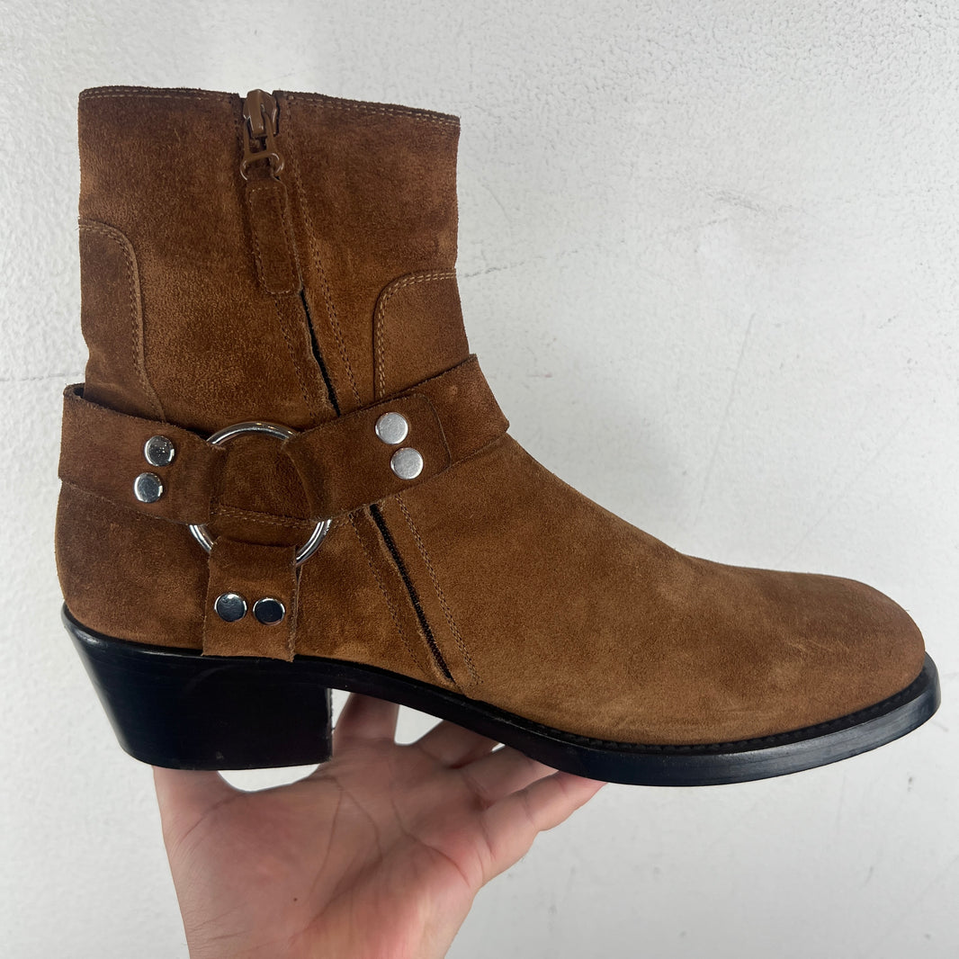 Balenciaga Suede Harness Boots