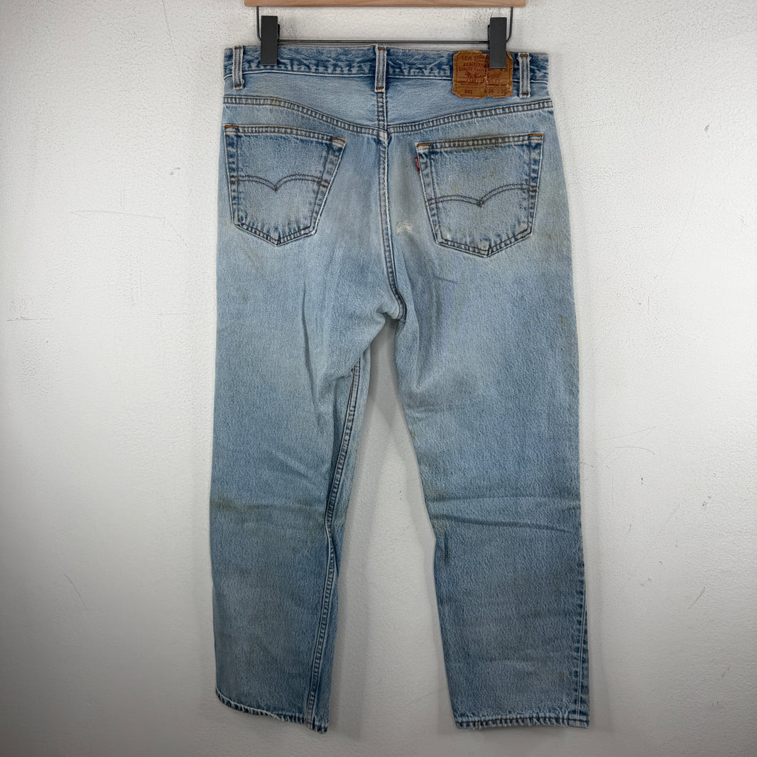 Vintage Repaired Levi's 501 Denim Jeans