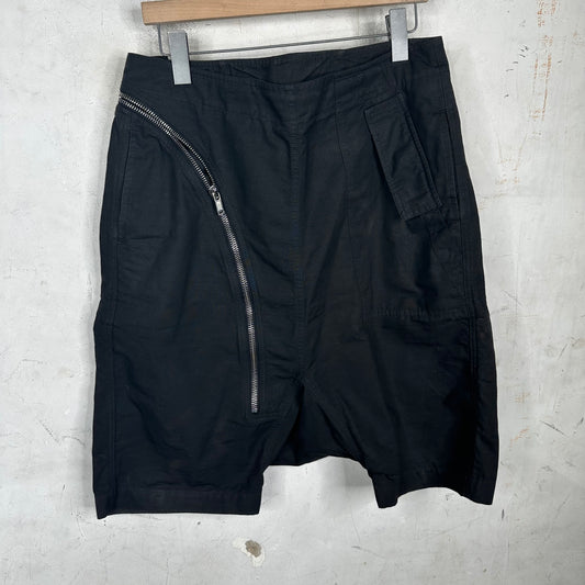 Rick Owens Black Aircut Shorts