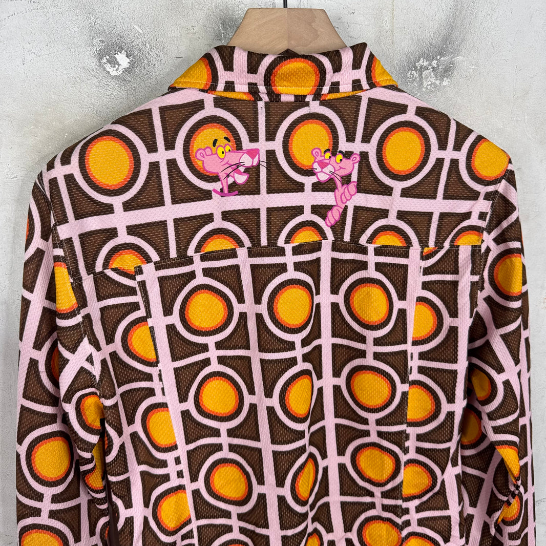 CDG Homme Pink Panther Mesh Track Jacket
