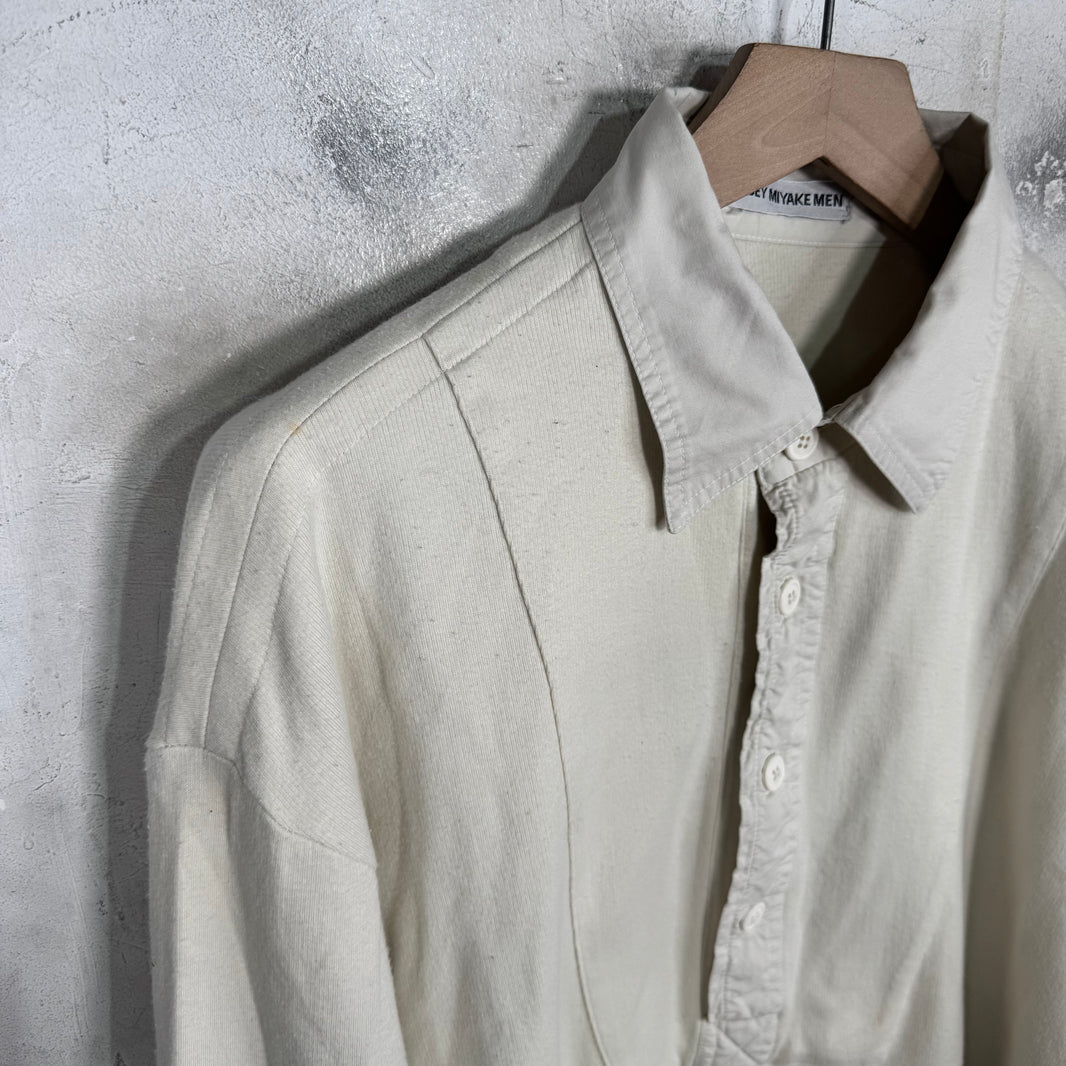Issey Miyake Cream LS Polo