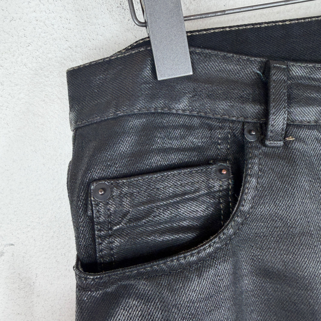 DRKSHDW Waxed Detroit Jeans