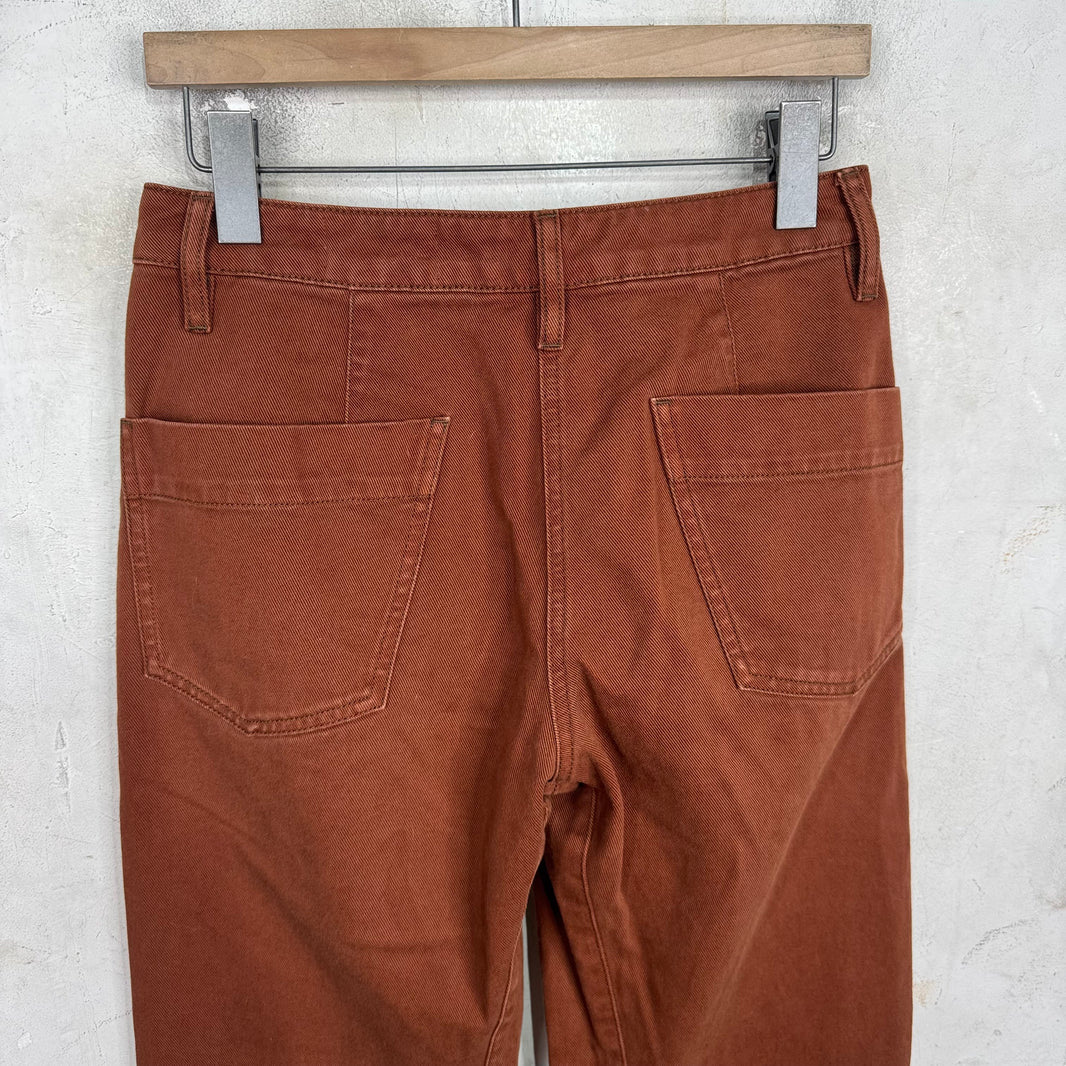 Lemaire Orange Tapered Jeans