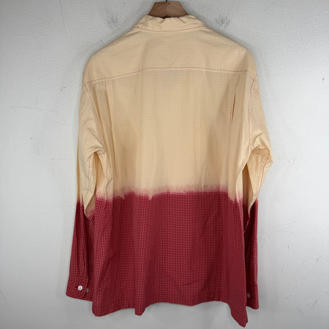 Issey Miyake Bleached Plaid Shirt