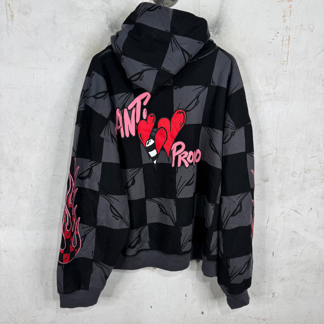 Matty Boy Anti Promo 99 Eyes Flame Hoodie