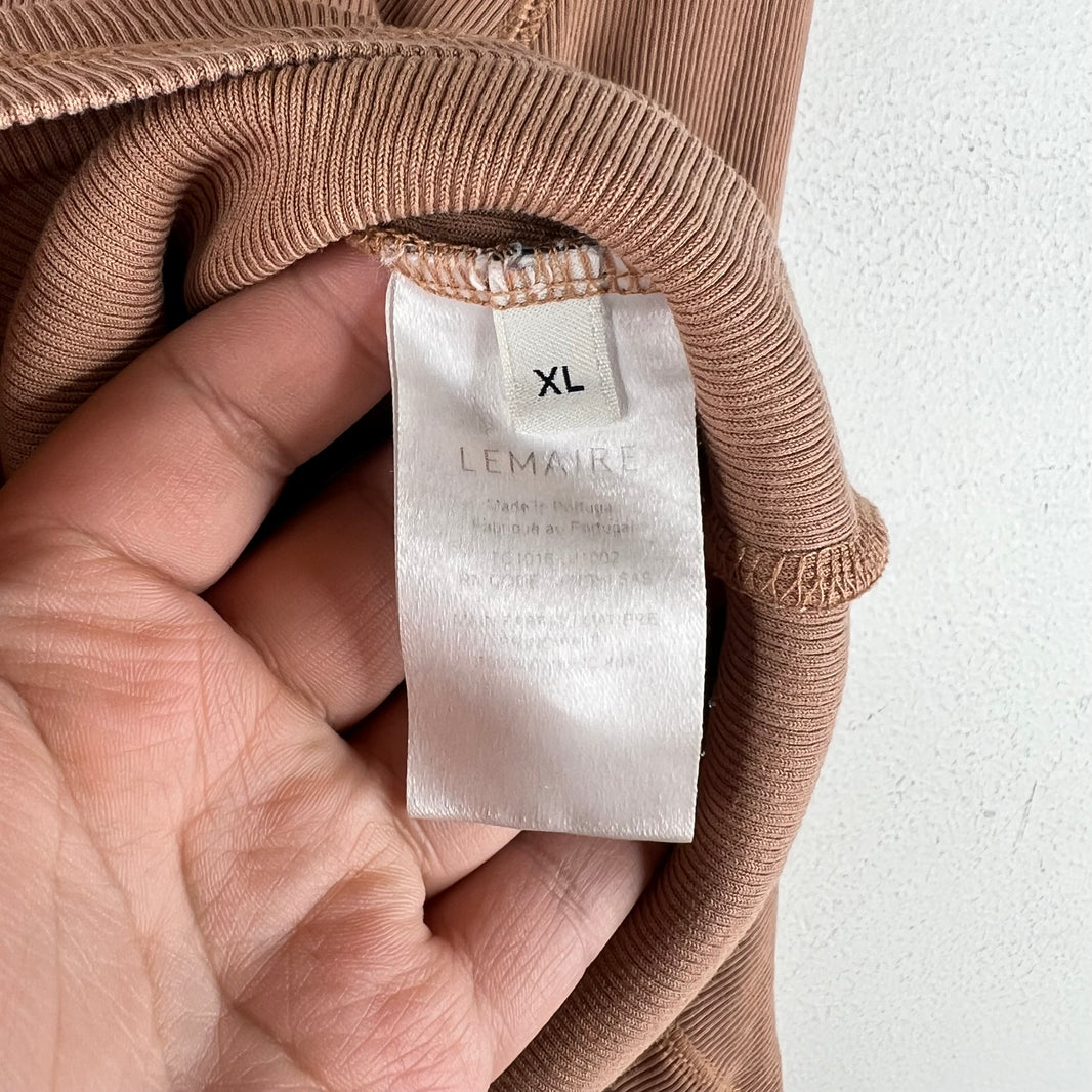 Lemaire Peach Ribbed L/S T-Shirt