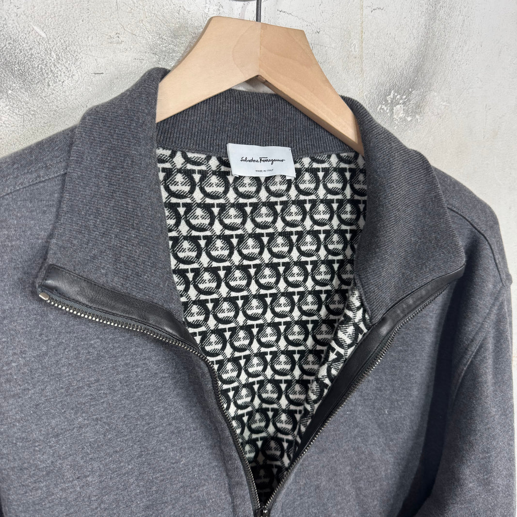 Ferragamo Zip Up Sweatshirt Track Jacket