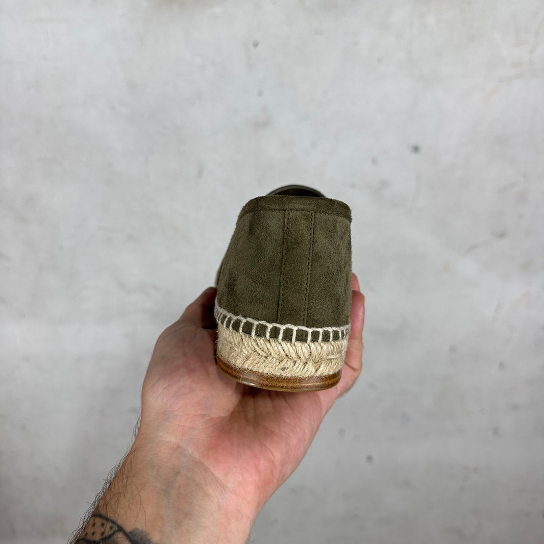 Hermes Espadrilles Hom Izar Olive