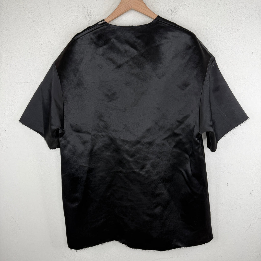 Jil Sander Boxy Raw Hem Acetate T-Shirt