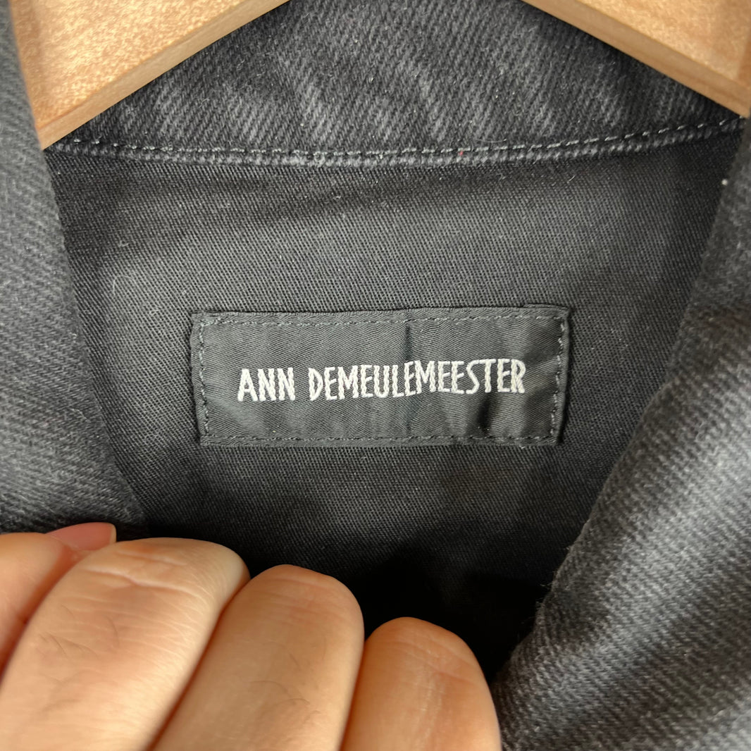 Ann Demeulemeester Black Trucker Jacket