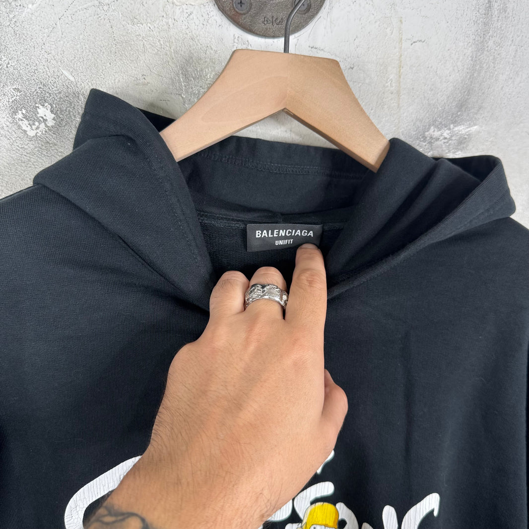 Balenciaga Black Simpsons Hoodie