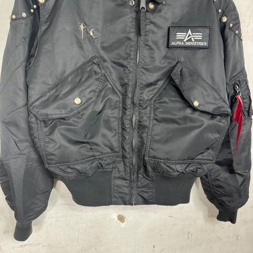 Thug Club x Alpha Industries Studded Bomber