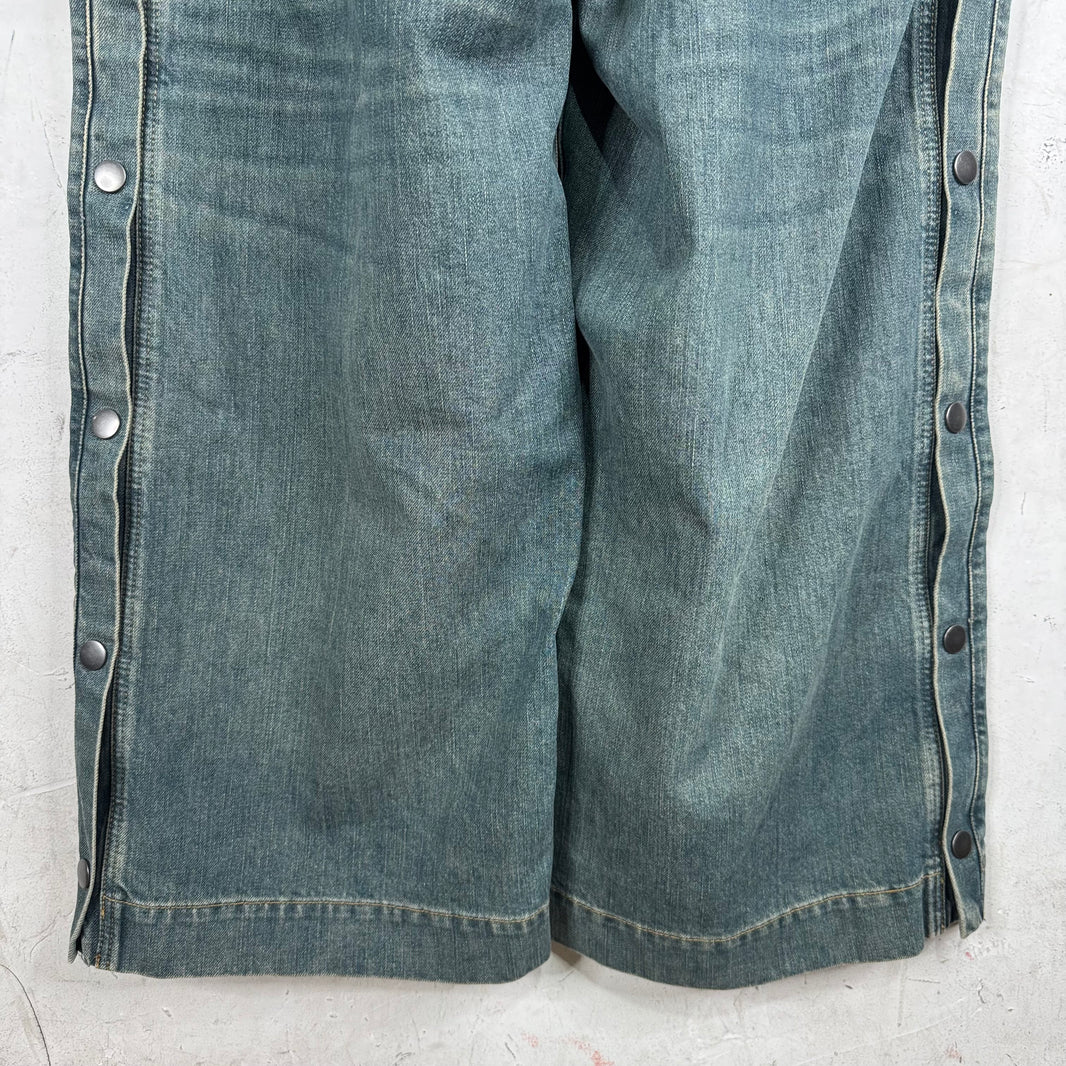 Martine Rose Pusher Snap Loose Jeans
