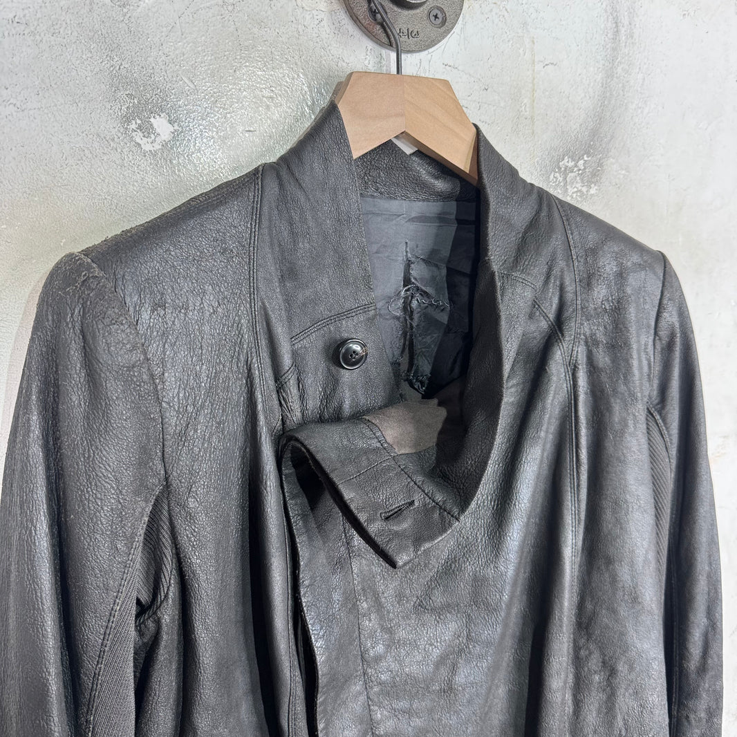 Rick Owens Smoked Older Leather Jacket
