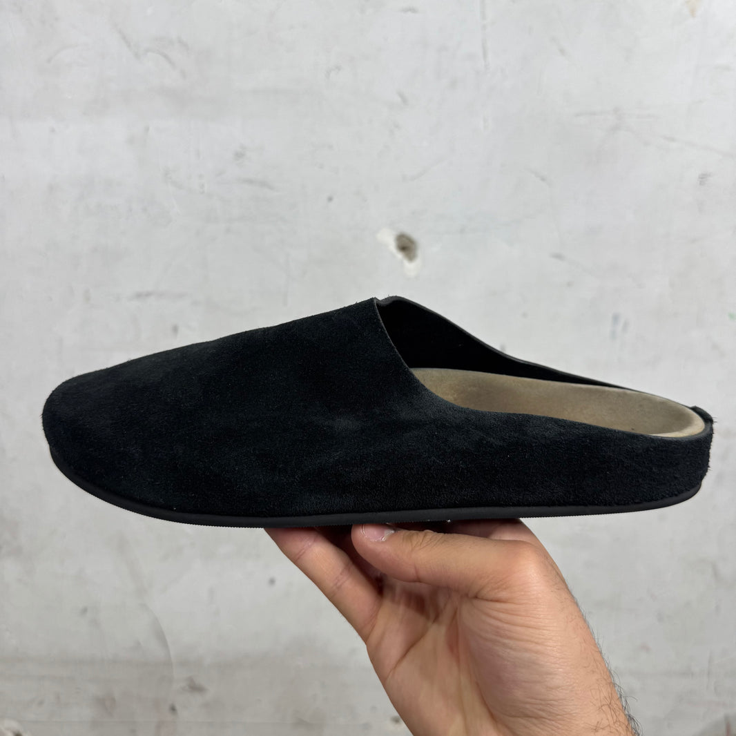 The Row Hudson Suede Slippers