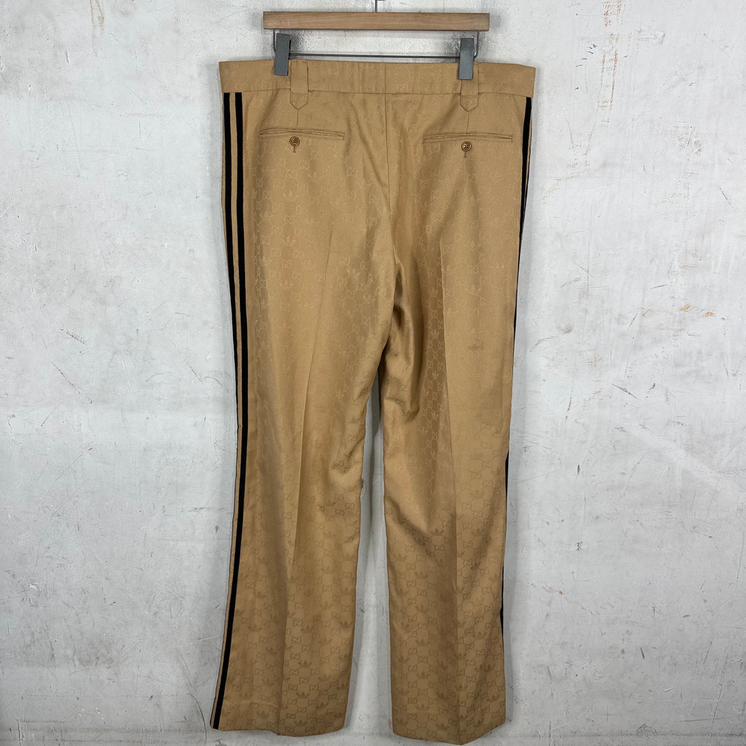 Gucci x Adidas Monogram Loose Trousers