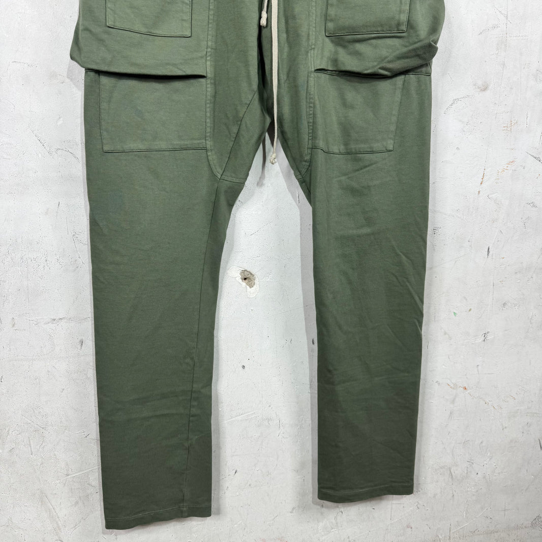 Rick Owens DRKSHDW Olive Creatch Sweatpants
