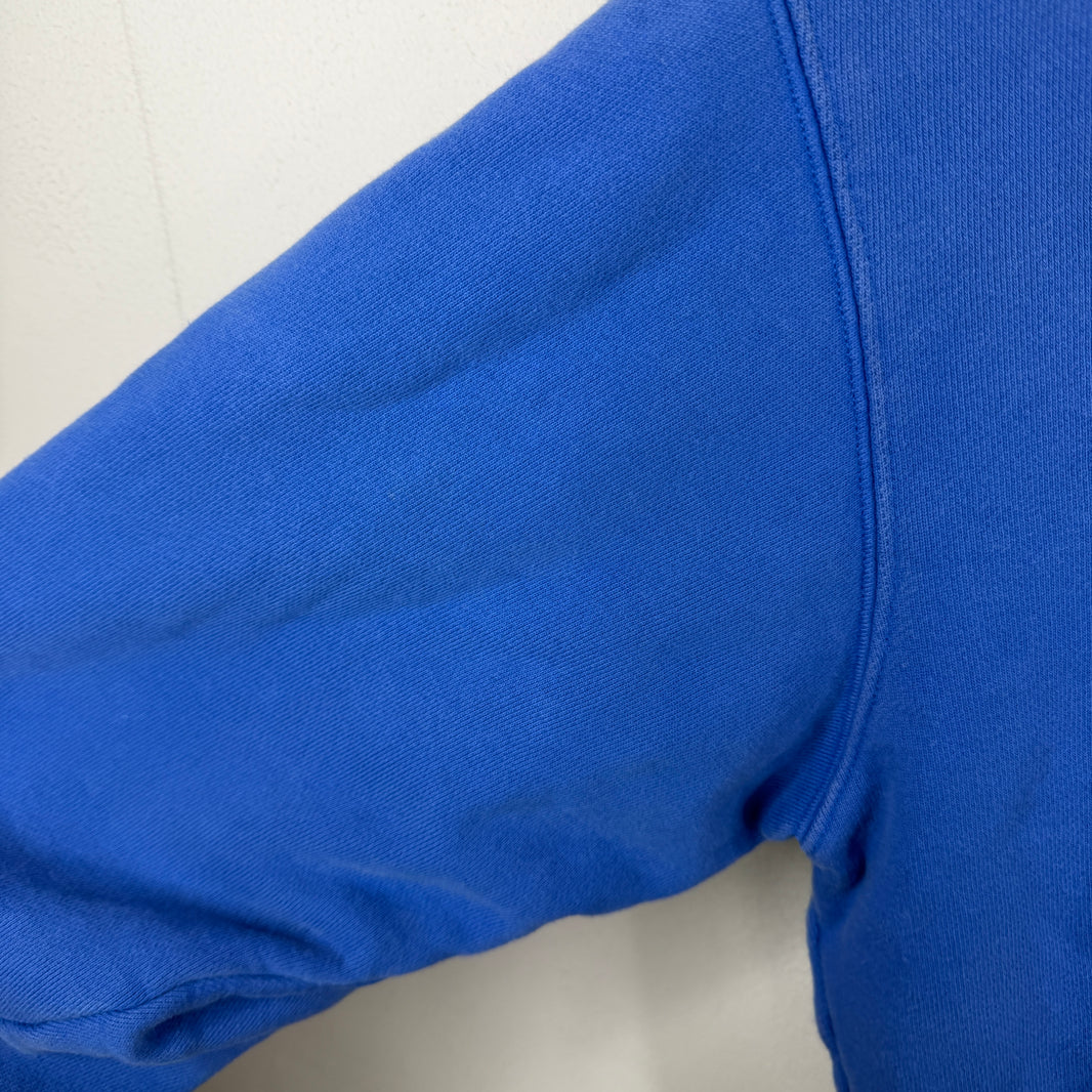 Entire Studios Blue Logo Cropped Crewneck