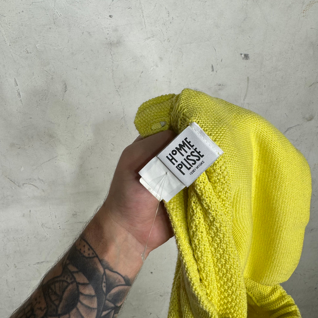 Issey Miyake Sample Yellow Knitted Pants