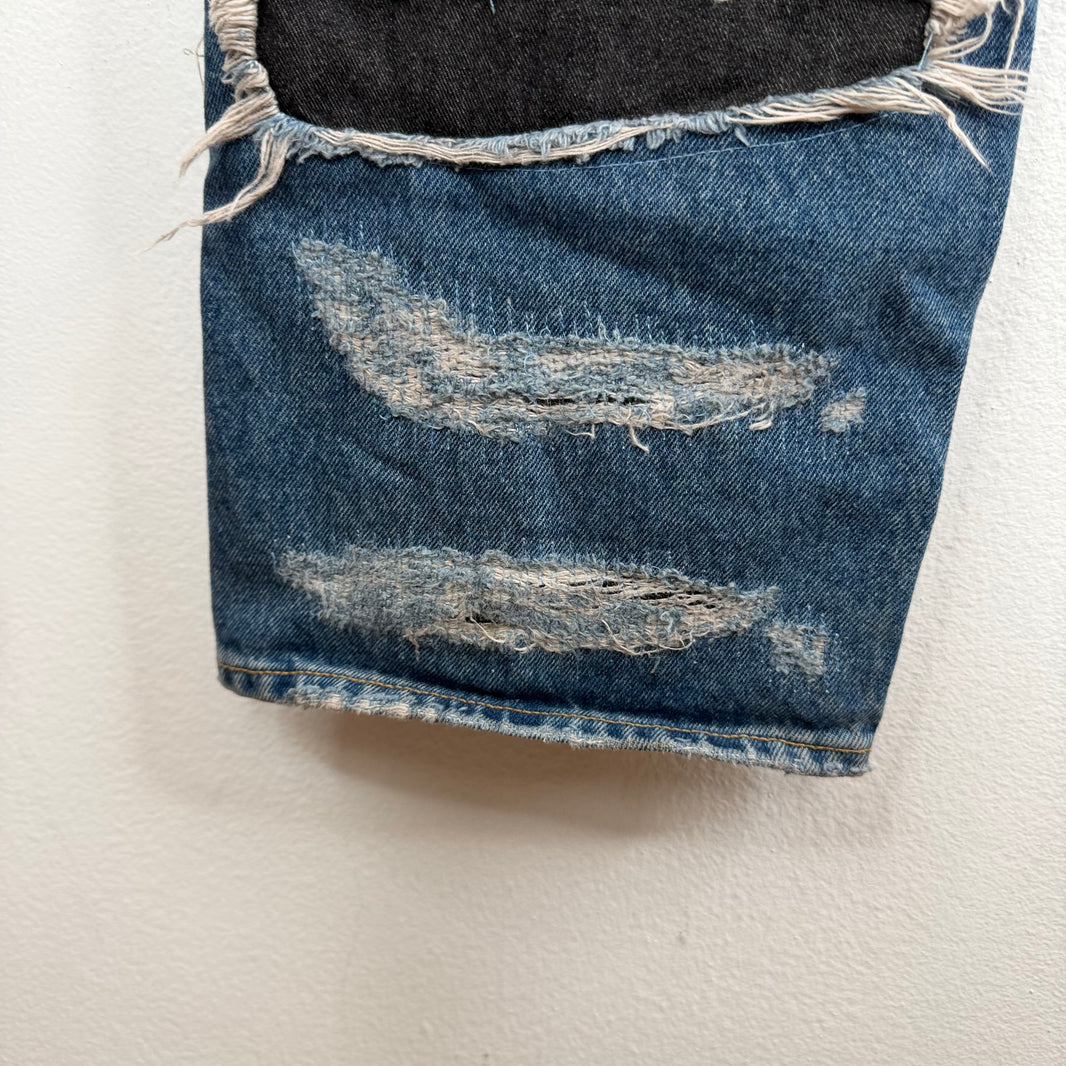 424 Distressed Boro Straight Leg Jeans