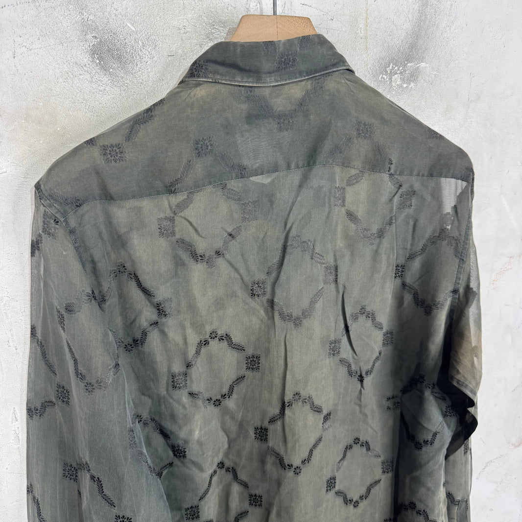 Gucci Tom Ford Silk Patterned Shirt