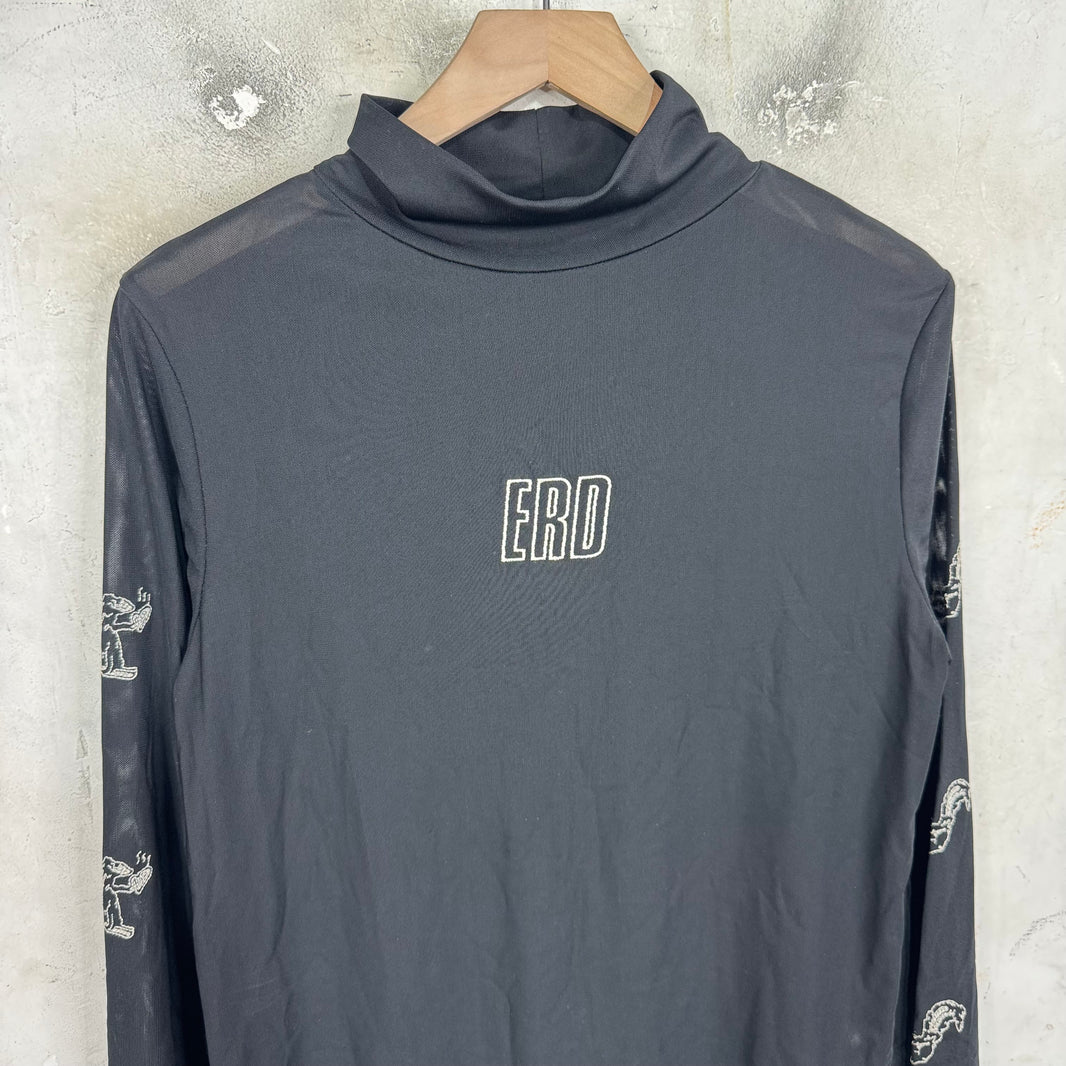 ERD Skunk Mesh Mockneck L/S Shirt