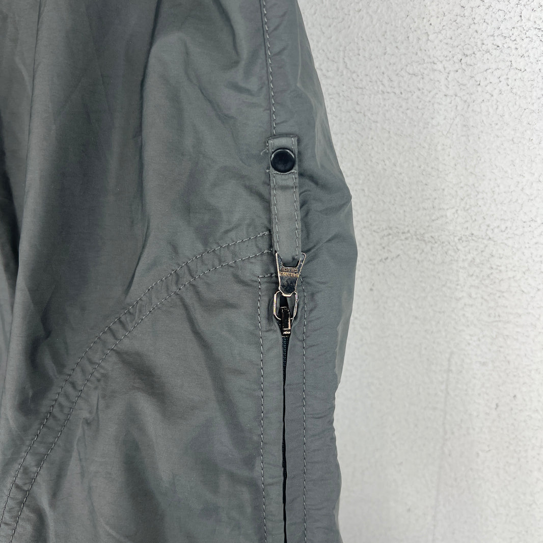 Prada Gray Side Zip Swim Shorts