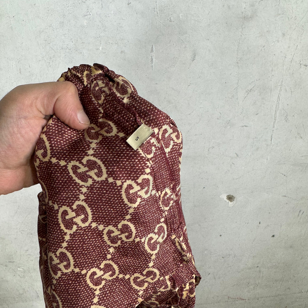 Gucci Monogram Silk Boxer Shorts