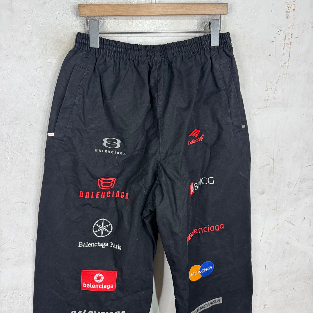 Balenciaga Multi Logo Track Pants