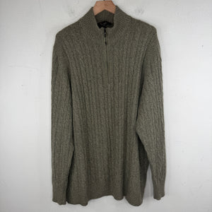 Loro Piana Baby Cashmere Quarter Zip Sweater