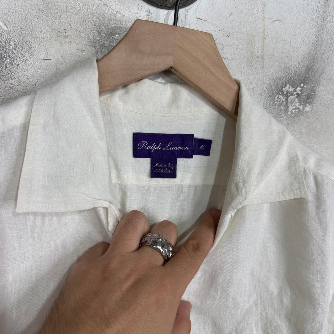 Ralph Lauren Purple Label Linen Button Up