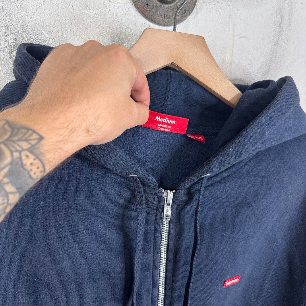 Supreme Small Box Logo Zip Hoodie
