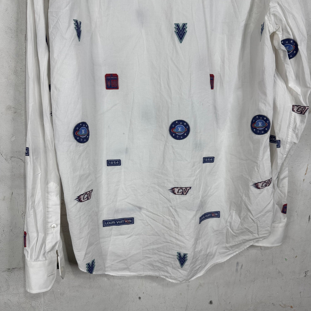 Louis Vuitton Woven Emblem LS Shirt