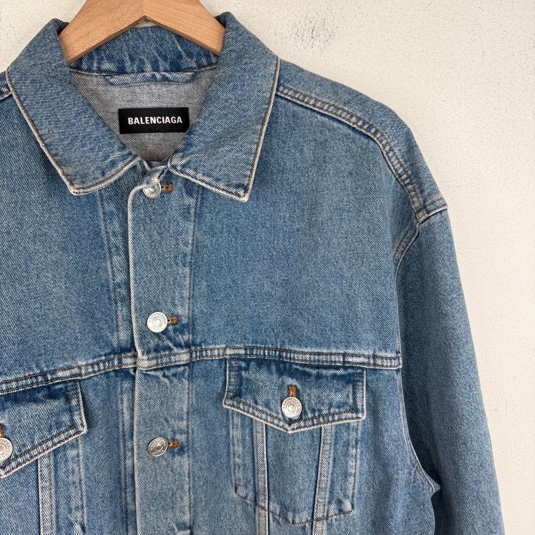 Balenciaga Languages Denim Jacket
