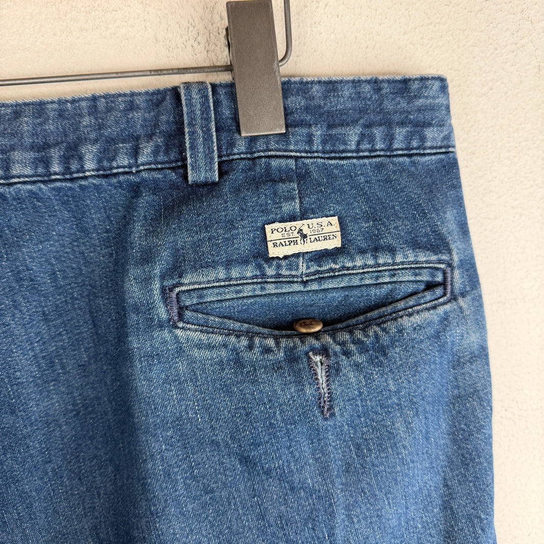 Ralph Lauren Vintage Andrew Denim Trouser Pants