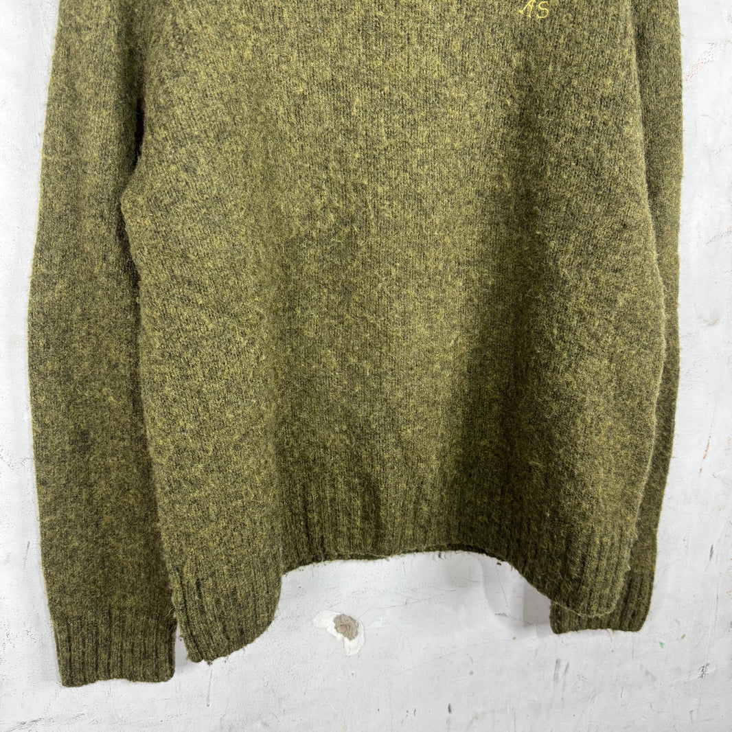 Acne Studios Wool Gold Logo Sweater